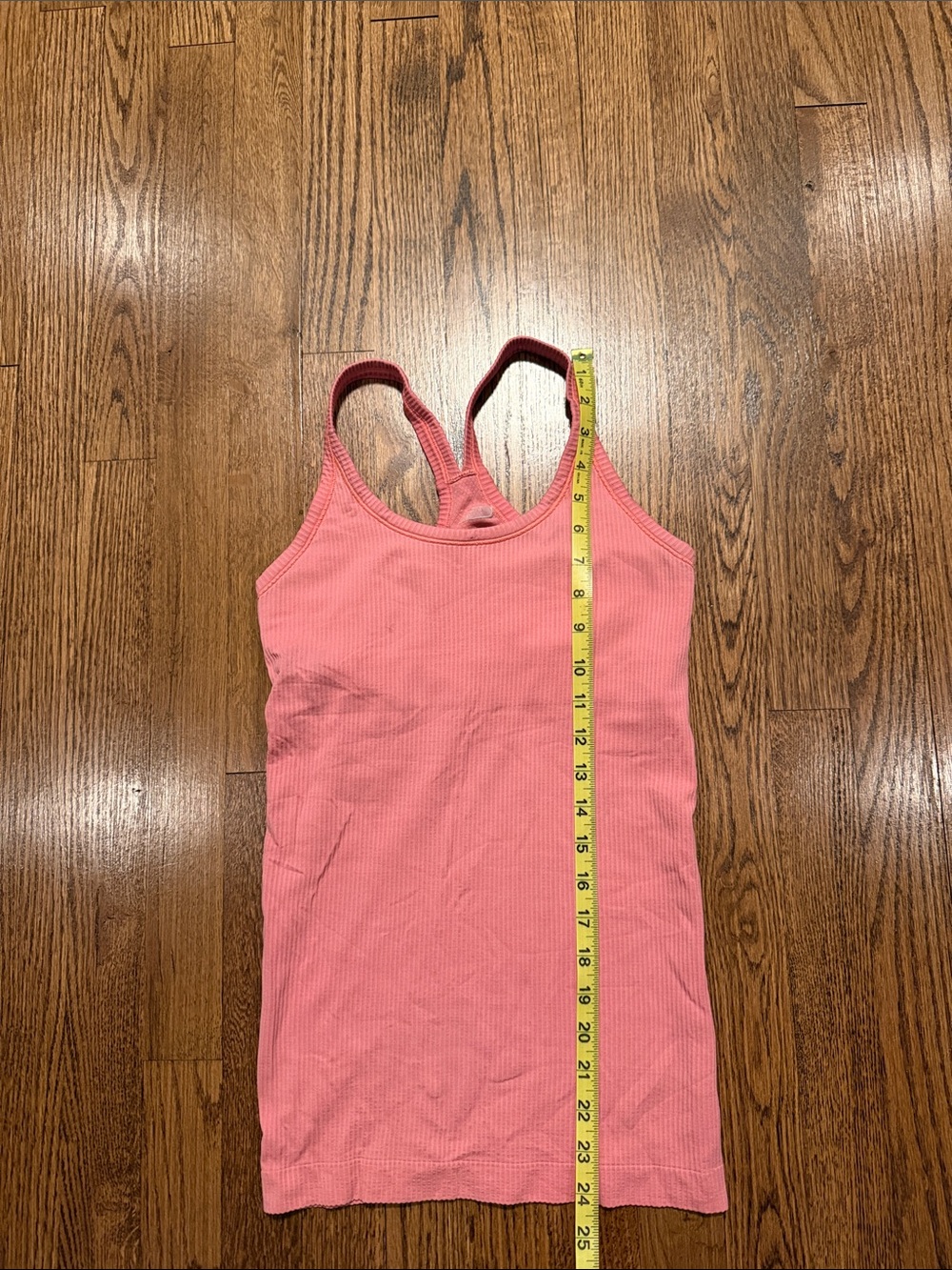 Lululemon Ebb to street Women's Ribbed Racerback Tank Top brier rose size 4 - Picture 4 of 6